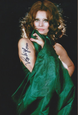 SOPHIA LOREN Original Autogramm signiertes seltenes 20x30 Großfoto Top Portrait