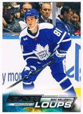 2022-23 UPPER DECK EXTENDED JEUNES LOUPS MAC HOLLOWELL ROOKIE TORONTO MAPLE