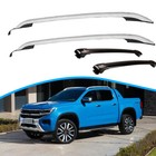 4Pcs for VW Amarok 2023-2025 Side Roof Rail Rack Cross Bar Accessories