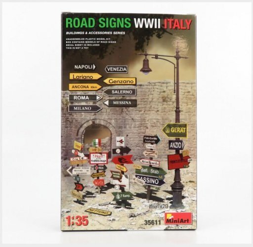 MINI ART 35611 1/35 Road Signs WWII Italy