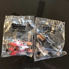 McDonalds Fast  Furious Spy Racers 2 And 6 Happy Meal Toy LOT Of 2 Vin Diesel
