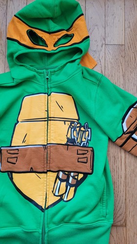 Teenage Mutant Ninja Turtles "Michelangelo" Full Zip Hooded Jacket Youth XS - Picture 2 of 4