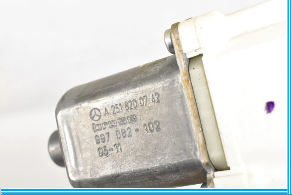 06-12 Mercedes W164 ML63 AMG R550 Front Left Side Window Regulator Motor OEM - Image 4 of 4