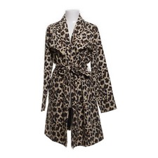 Esmara, Mantel, Damen, Größe: 40, Beige/Schwarz/Braun, Polyester, Leopard #crD