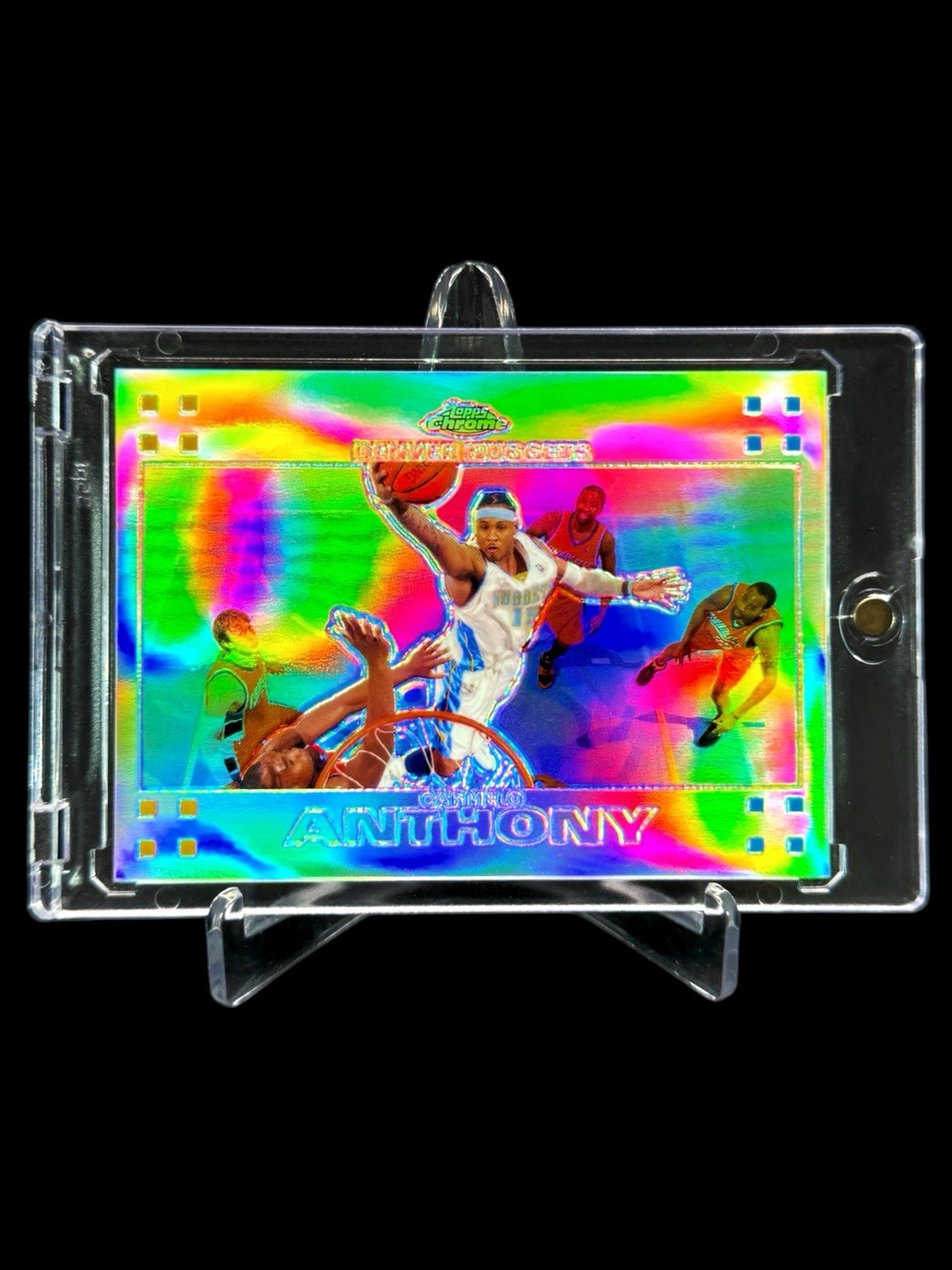 2007 Topps Chrome CARMELO ANTHONY REFRACTOR (193/999) HOLO #15🔥ULTRA RARE🔥