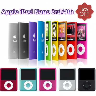 New Apple iPod Nano 3rd 4th 5th 7th Gen 4GB 8GB 16GB All Colors