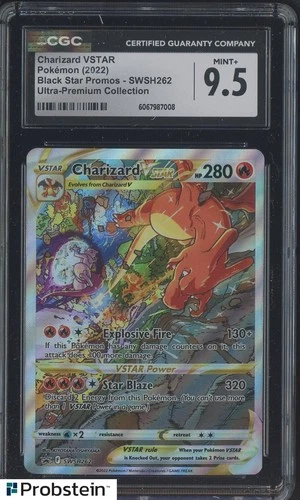 2022 Pokemon SWSH BSP Ultra Premium Collection #262 Charizard VSTAR CGC 9.5