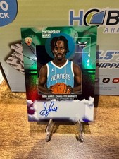 2025-26 Topps Sion James RC Rookie Contemporary Marks Green Auto Autograph /99