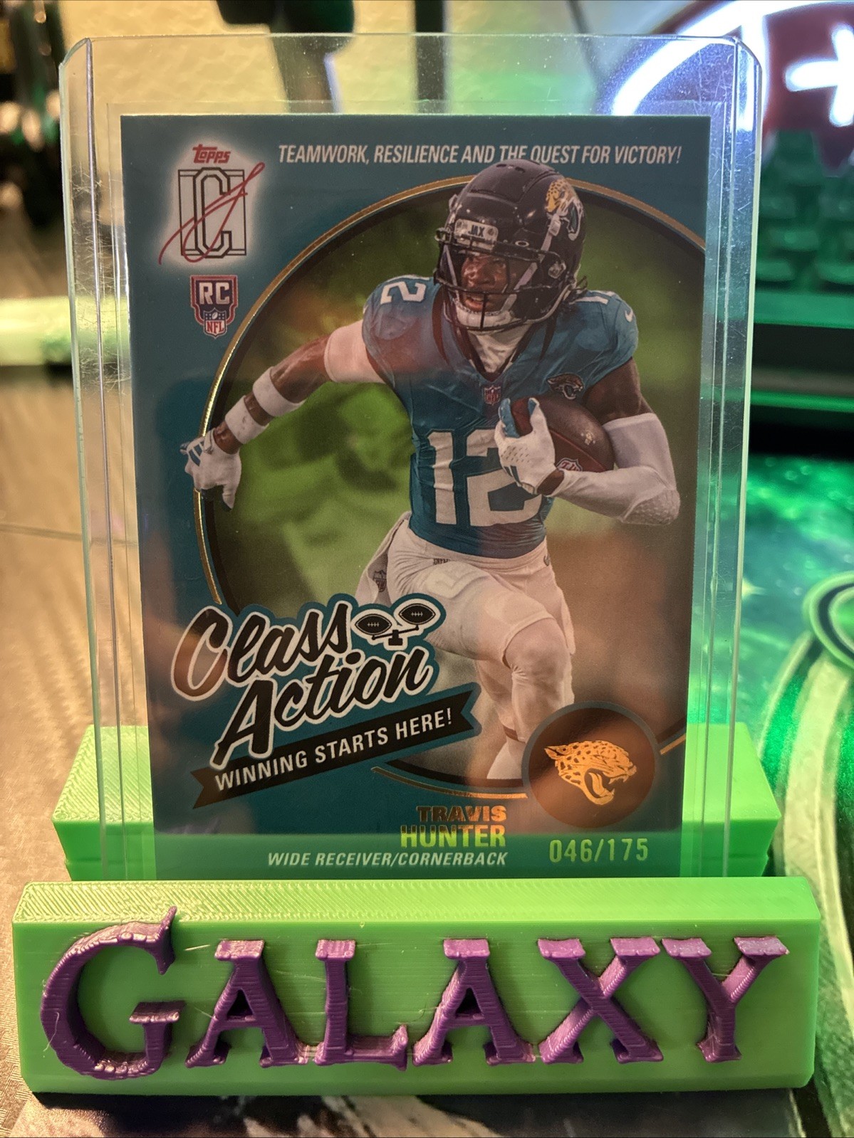 Topps 2025 Signature Class Travis Hunter Class Action RC CA-15 Jaguars #068/175