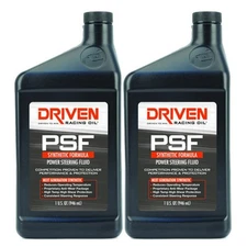 Driven Racing Oil 01306, PSF Power Steering Fluid, Synthetic, 2 Quarts