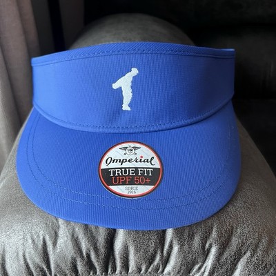 HAZELTINE NATIONAL GOLF CLUB IMPERIAL TOUR VISOR RARE RYDER CUP - Royal Blue
