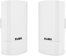 Kuwfi 900Mbps Wireless Bridge Kit, 5.8G Outdoor/Indoor Point to Point Wifi Bridg