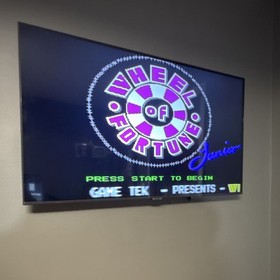 Nintendo NES - Wheel of Fortune Junior Edition- Tested / Works 