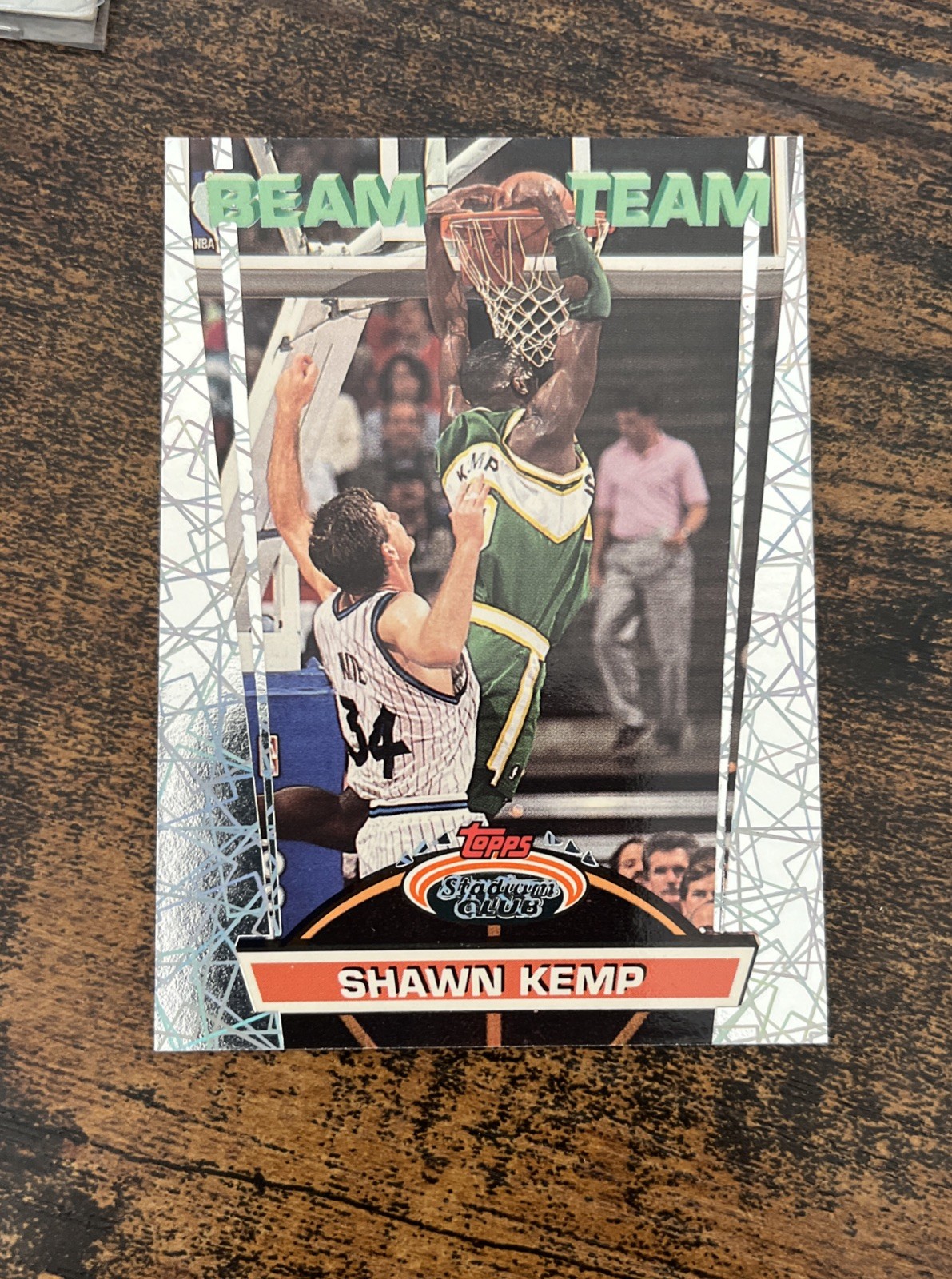 1992-93 Topps Stadium Club - Beam Team Shawn Kemp #3