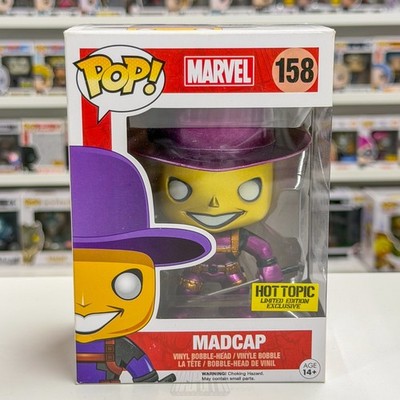 Funko Pop Marvel Madcap Metallic Chase Hot Topic 158 Mystery Box Vinyl Figure