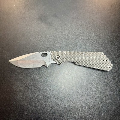 Strider Knives XL, Hand-ground, Compound Grind, S35VN, Full DGG Titanium Handles