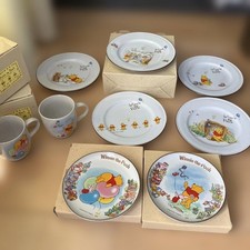 Disney Winnie the Pooh Mug 2/Plate 2 15.5cm/6.1" /Plate 5 19.5cm/7.67" set