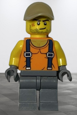Lego  Freestyle Minifigur adp021, BrickLink Designer Program, Skyline Express