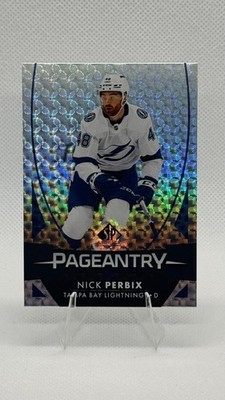 Nick Perbix 2023-24 SP Authentic #P-48 PAGEANTRY Raw Tampa Bay Lightning