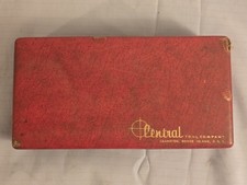 Vintage Central Tool Co. Dial Indicator Set With Magnetic Base - .001 - Usa
