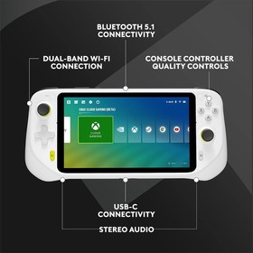 Logitech - G CLOUD Gaming Handheld Console - White