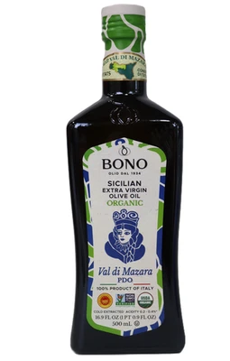 Bono Olio Dal 1943 - Sicilian Extra Virgin Olive Oil - 500ml EXP: 03/10/2027