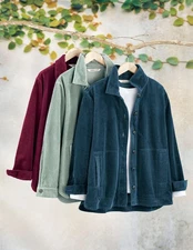 Coldwater Creek Braeburn Corduroy Shirt Jacket 4 color available