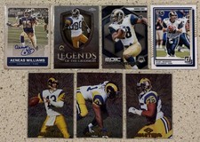 🏈St. Louis Rams 7-CARD LOT: HOFers Aeneas Williams (AUTO) Faulk, Bruce, Warner+