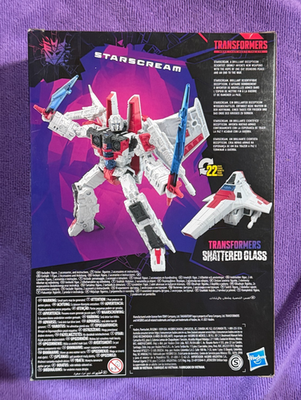 Transformers Shattered Glass Starscream w/ Hasbro Pulse IDW