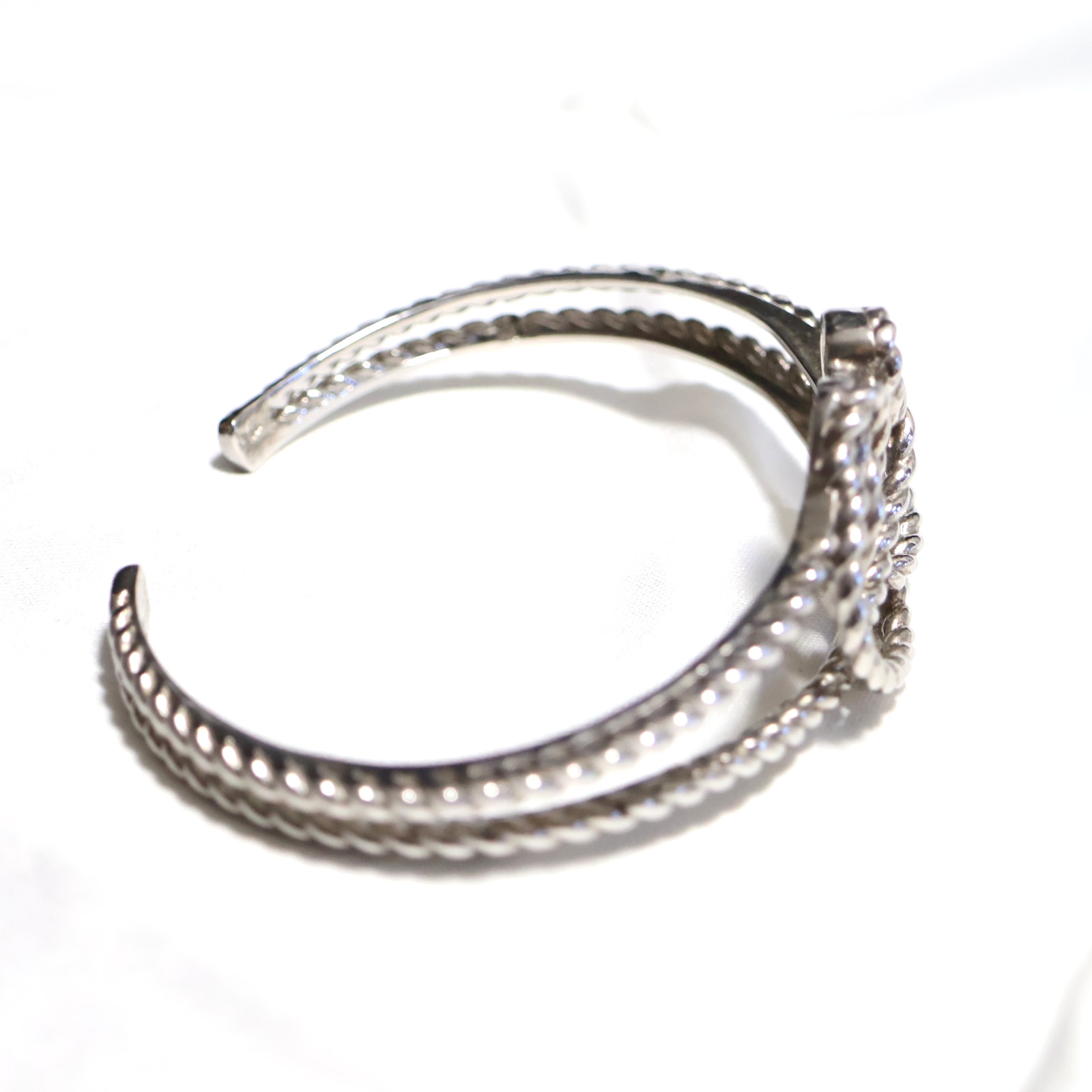 BEAUTIFUL Solid Silver 925 Rope Knotted Design Pa… - image 5