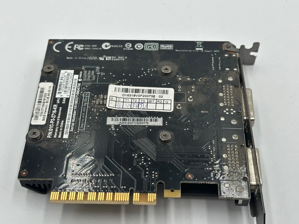 EVGA NVIDIA GEFORCE GT 710 2GB GDDR3 GRAPHIC CARD 01G-P3-2716-KR - Image 3 of 4
