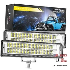 6 inch 84W Car Flood LED Work Light Bar 12000LM Driving Pods Lights 6500K