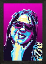 Billie Eilish Pop Art Framed Wall Art Poster Canvas Print Picture