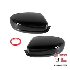 Mirror Cover Cap Compatible with Dodge Charger 2011-2023 Glossy Black