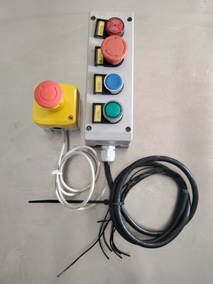 Push Button Control Panel, Start, Reset, Emergency Stop, With Buzzer