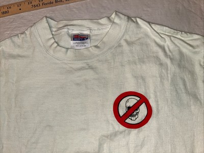 vtg Emergency Film Group MOVIE CREW Large shirt Boston Massachusetts skull y2k