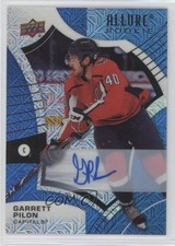 2021-22 Upper Deck Allure Rookies Blue Line 8/35 Garrett Pilon #110 Auto 1t49