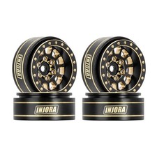 INJORA 42g Plus Brass -3.75mm Offset Wheel for 1/24 1/18 RC Black Gold