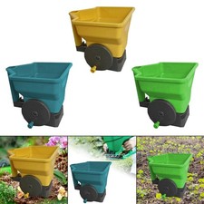 Spandiconcime portatile da giardino, multifunzione, con manovella,