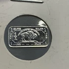 1 Gram .999 Fine Silver Bar Buffalo Design