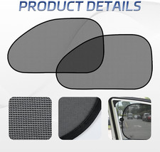 2Pack Car Window Shade for Baby Side Back Windows Sunshades, Universal Cool...