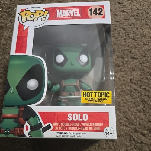 Funko Pop! Vinyl: Marvel - Deadpool (Solo) (Green) - Hot Topic (HT) (Exclusive)