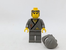 LEGO Castle Ninja Gray Minifigure - cas049 3019 6093 1187 4805 6089 6033