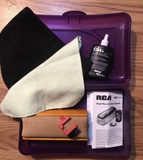 RCA Discwasher Lot D4 Vinyl Record Care Cleaning Kit Vintage Set 2 Brushes