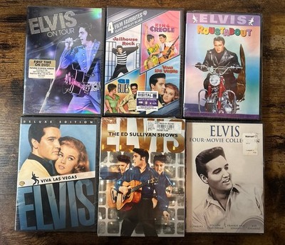 Movie TV Series Concert DVD Lot 6 ELVIS PRESLEY - NEW SEALED