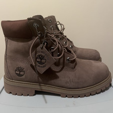 Timberland Brown Leather Lace-Up Ankle Boots ...