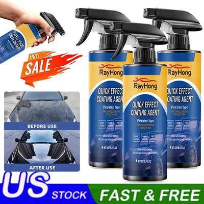 Car Coating Spray,Quick Effect Coating Agent,Car Scratch Wax Polish Spray Liquid