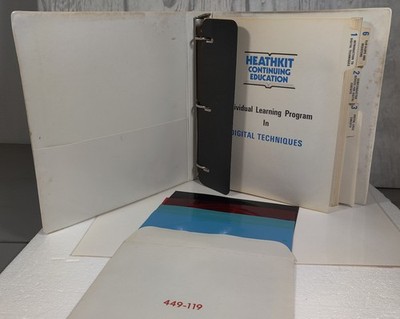 Heathkit Continuing Education DIGITAL TECHNIQUES 1975 VOL 1 UNITS 1-6 ONLY