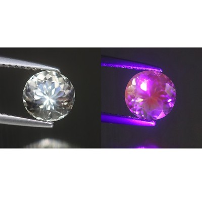 1.36 Cts_Antique Gem_100% Natural Unheated UV Fluorescent Color Change Scapolite