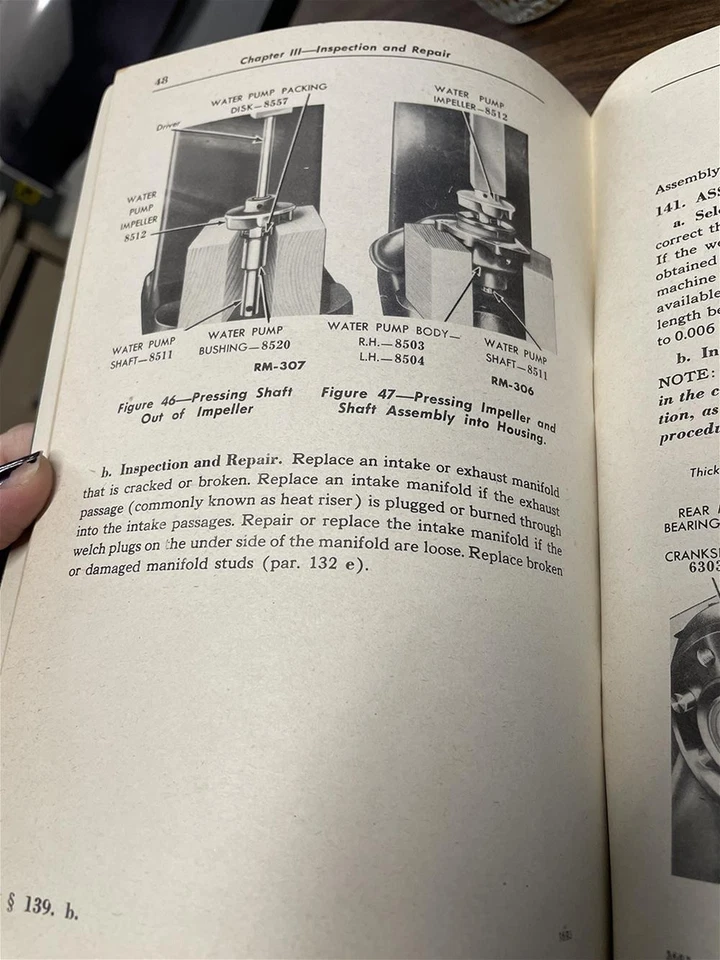 Lincoln V12 Engine Shop Manual 1936 1937 1938 1939 1940 1941 1946 1947 1948 Foto 2 de 4